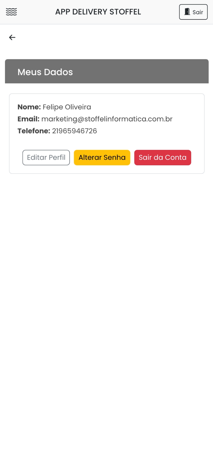 Dados do Cliente