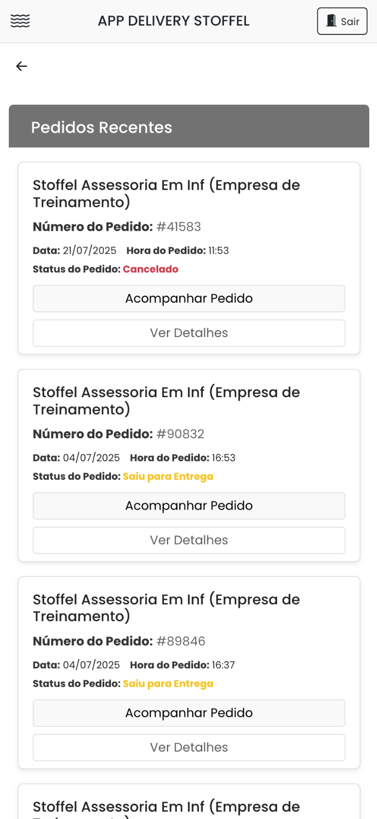 Meus Pedidos