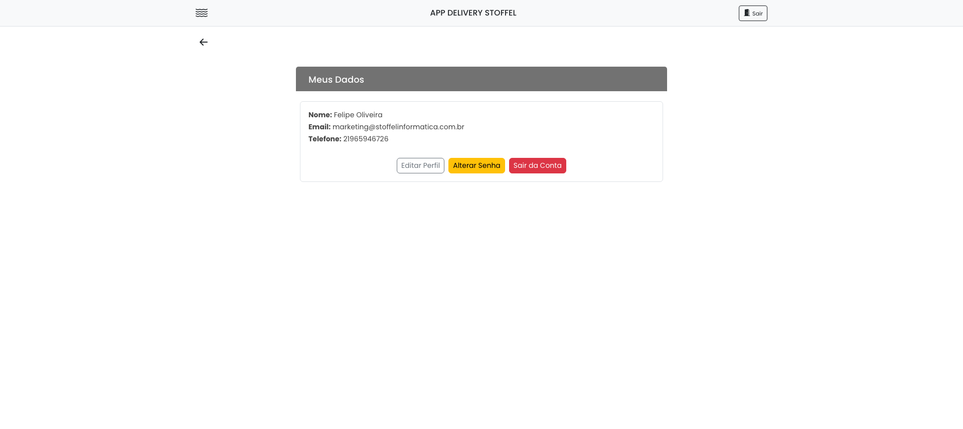 Dados do Cliente