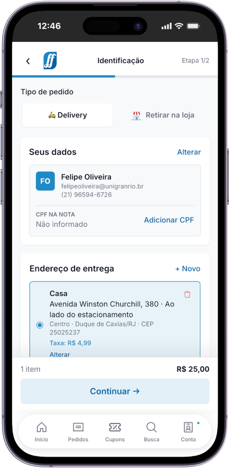 Entrega ou Retirada