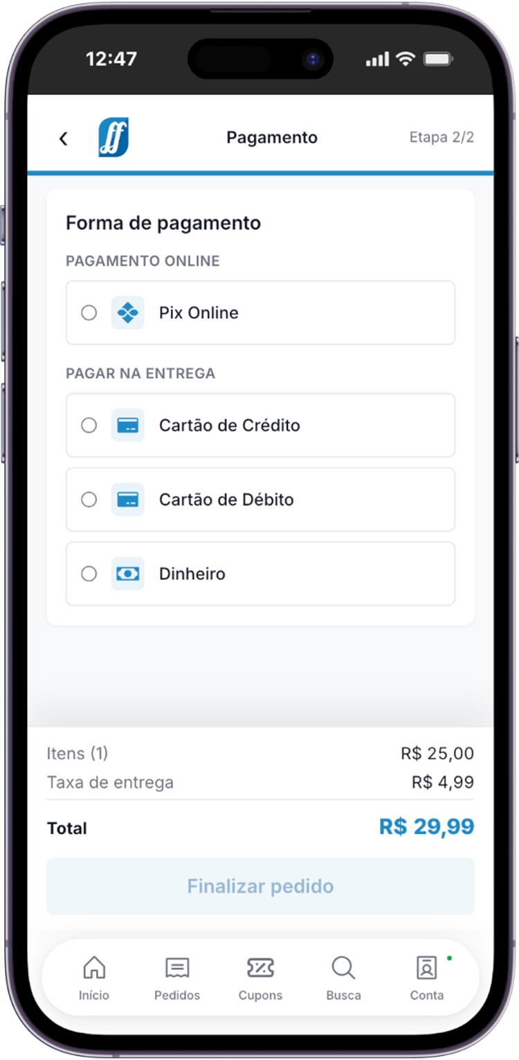 Métodos de Pagamento